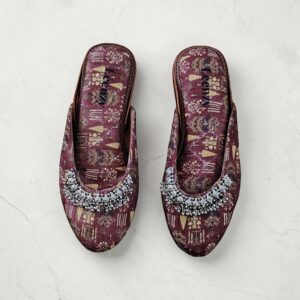 Sandals - Embellished Slingback Mules MA002