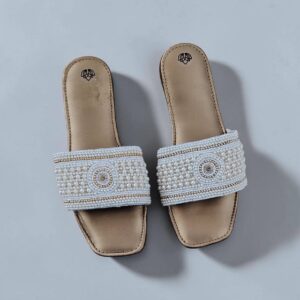 Sandals - Embellished Slider Sandals SL016